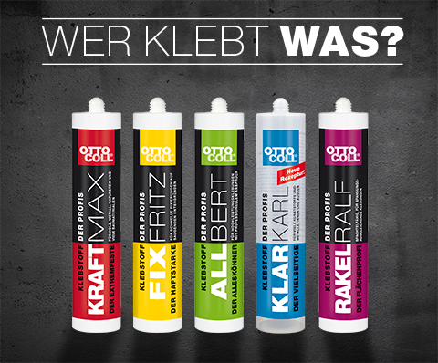 Wer klebt was?