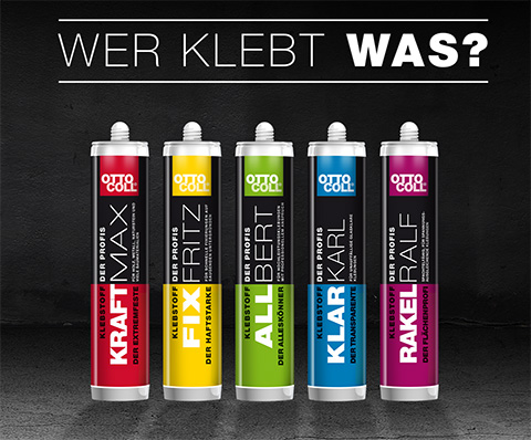 Wer klebt was?